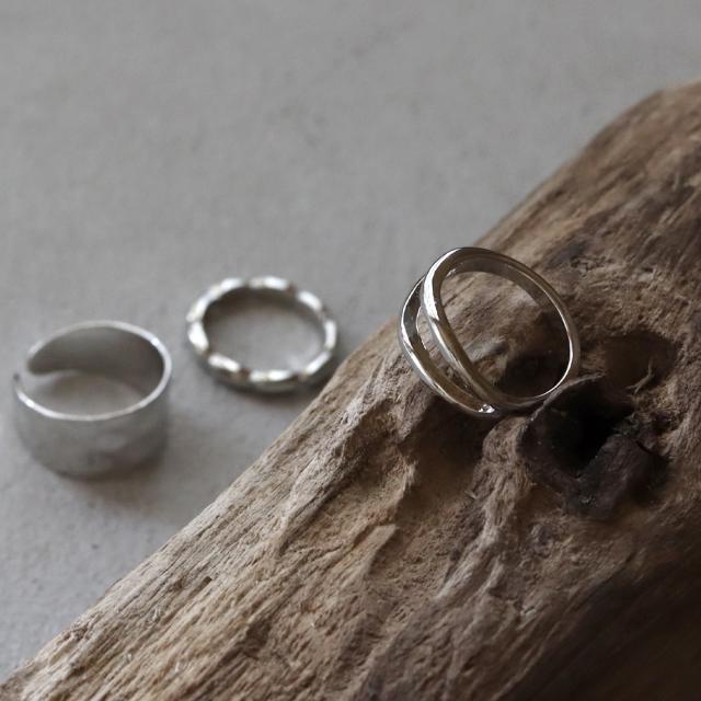 Les Néréides (レネレイド)リスちゃんリング　ストーン指輪2個セット Les Néréides (レネレイド)リスちゃんリング ストーン指輪2個