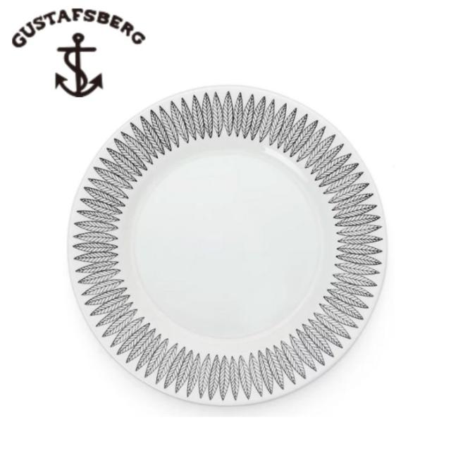 グスタフスベリ GUSTAVSBERG BLACK SALIX 414161プレート 28cmの通販は 8,413円