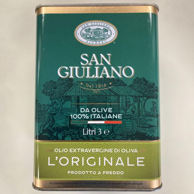 SAN GIULIANO(サンジュリアーノ ) エクストラヴァージンオリーブオイル 3L【キャンセル・返品・交換不可】の通販は