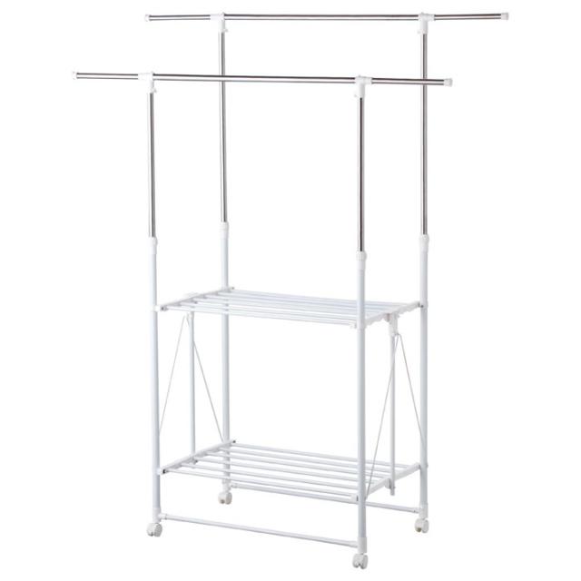 天馬 室内物干し PORISH 部屋干し 組立式室内多機能物干しH型 【キャンセル・返品不可】【沖縄・北海道・離島・一部地域お届け不可】の通販は 7,638円