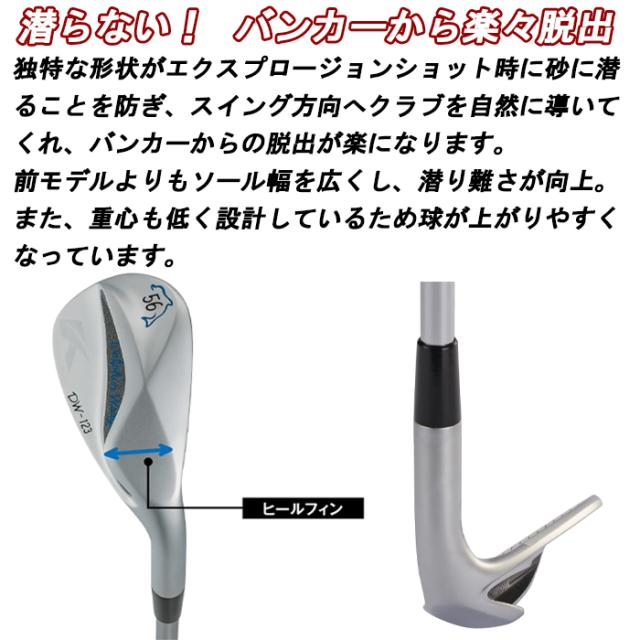 DW-123　クロム　キャスコ　ドルフィンウェッジ　シルバー　ゴルフクラブ_5