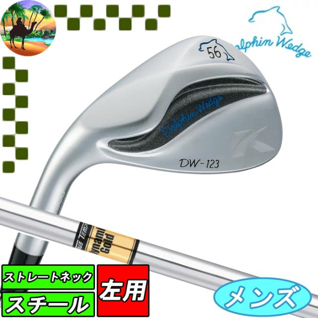 DW-123　レフティー　クロム　キャスコ　ドルフィンウェッジ　シルバー　ゴルフクラブ　左用