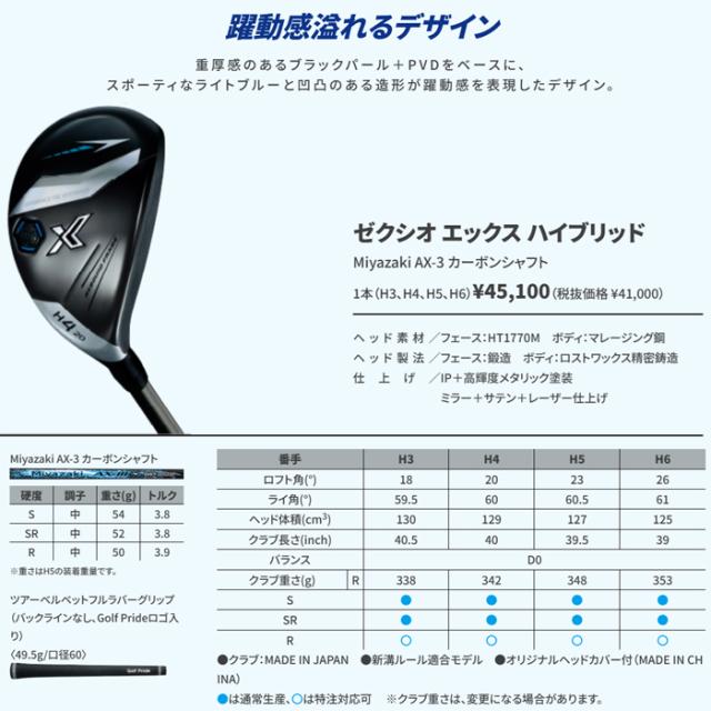 XXIO X-eks- XXIO13 ゼクシオ13 ハイブリッド ユーティリティー XXIO X-eks- XXIO13 ゼクシオ13 ハイブリッド ユーティリティー