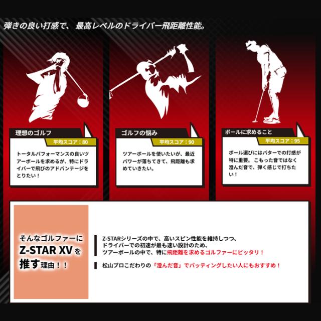 【2ダースパック】 2025　スリクソン　Z-STAR　Z-STAR XV　Z-STAR ダイヤモンド　ボールタイプにご注意ください　ゴルフボール　ダンロップ　まとめ買い　