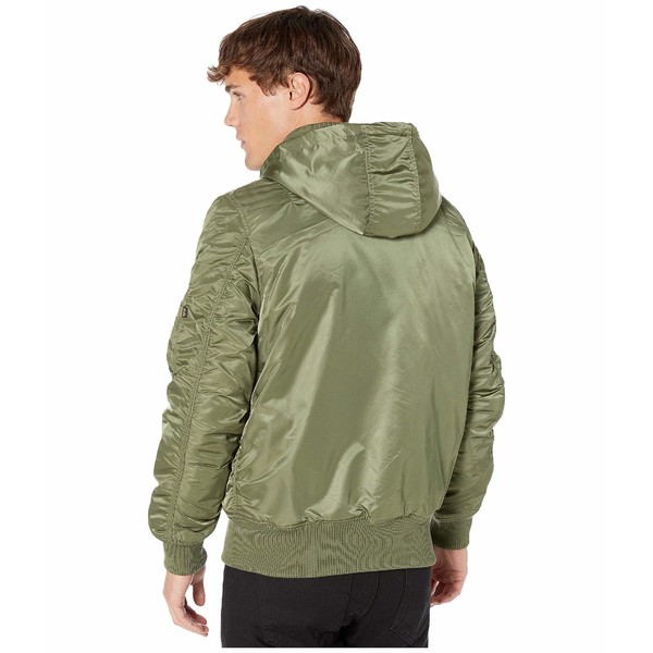 アルファインダストリーズ メンズ コート アウター Ma 1 Hooded Rib Flight Jacket Sageの通販はau Pay マーケット Asty