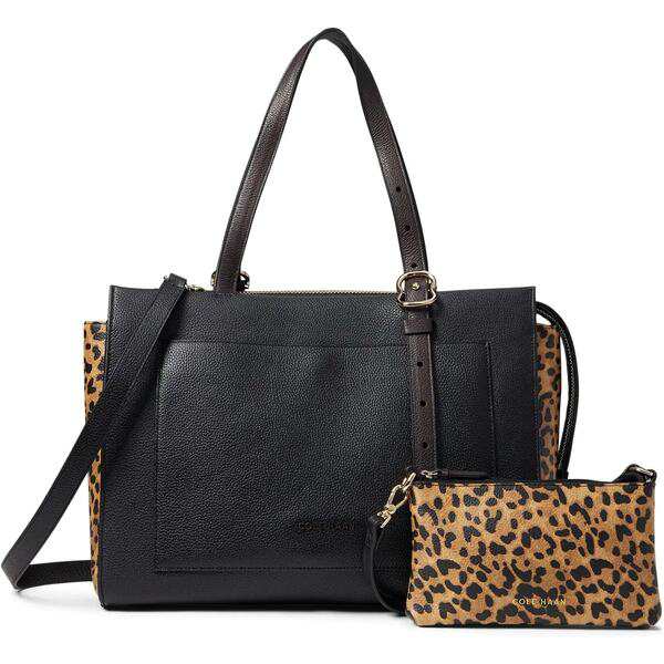 コールハーン レディース ハンドバッグ バッグ 3-in-1 Tote Leopard