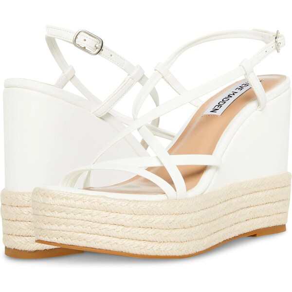 スティーブ マデン レディース ヒール シューズ Whitlee Wedge White｜au PAY マーケット