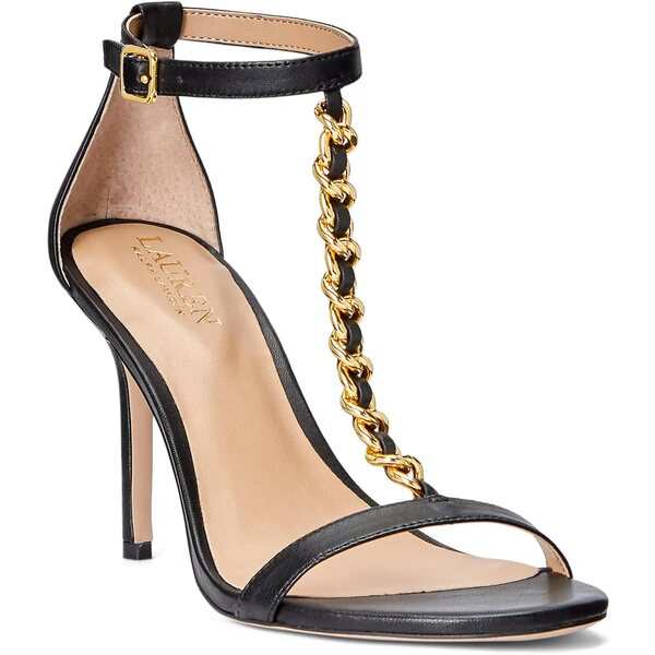 ラルフローレン レディース ヒール シューズ Kate Sandal Black｜au PAY マーケット