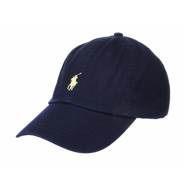 blue and yellow baseball cap