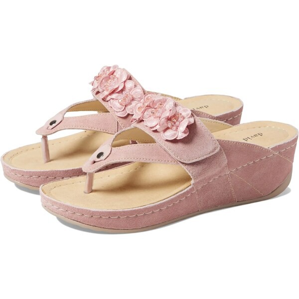 ダイビッドテイト レディース ヒール シューズ Garden Pink Suede｜au PAY マーケット