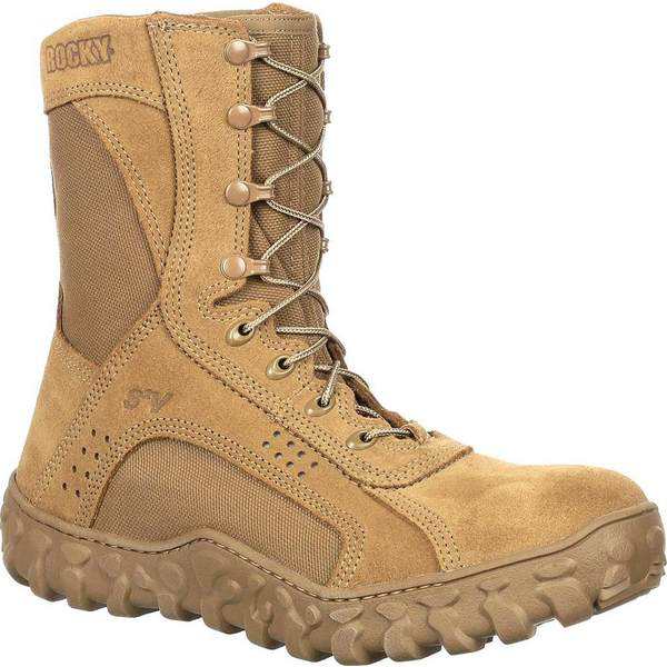 coyote tan steel toe boots