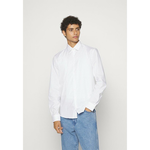 カルバン クライン テイラード メンズ シャツ トップス POPLIN STRETCH SLIM SHIRT - Formal shirt -  white white｜au PAY マーケット