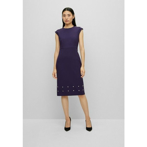 ボス レディース ワンピース トップス DEVOKA Shift dress dark purple