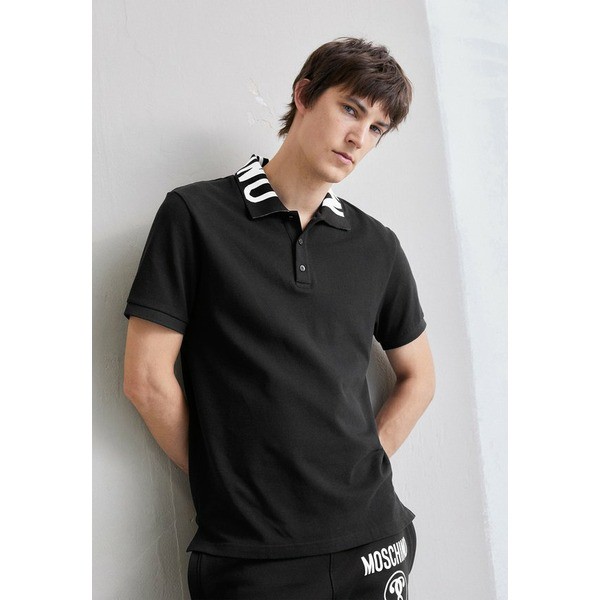 モスキーノ メンズ Tシャツ トップス Polo shirt black black