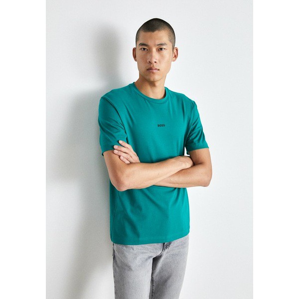 ボス メンズ Tシャツ トップス TCHUP - Basic T-shirt - dark green