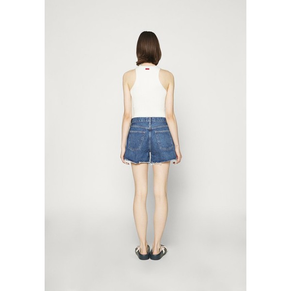 アゴルド レディース デニムパンツ ボトムス Denim shorts Black