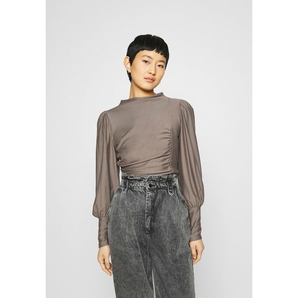 ゲタス レディース Tシャツ トップス RIFA PUFF - Long sleeved top - earth earth/brownの通販は