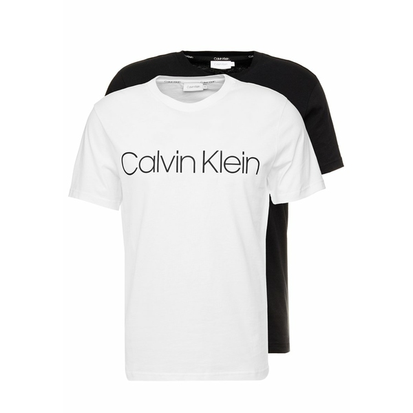 カルバンクライン メンズ Tシャツ トップス Front Logo 2 Pack Print T Shirt Black White Black Whiteの通販はau Pay マーケット Asty