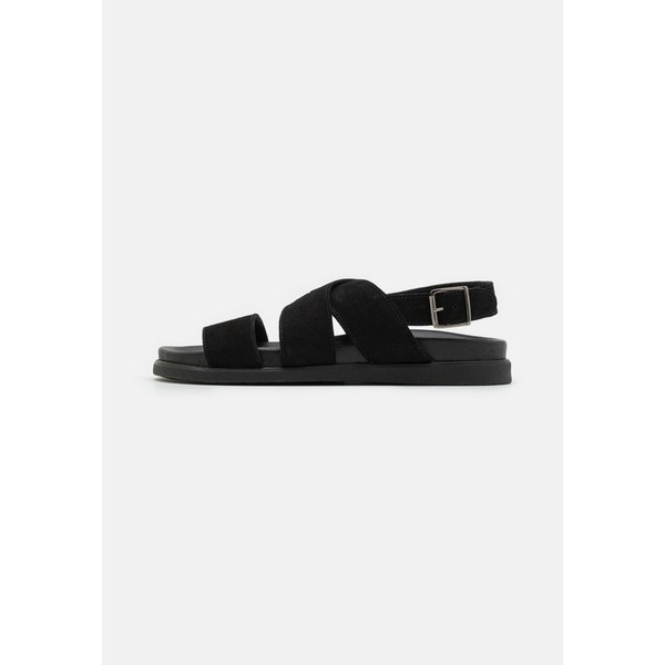 ジン メンズ サンダル シューズ LEATHER Sandals black black