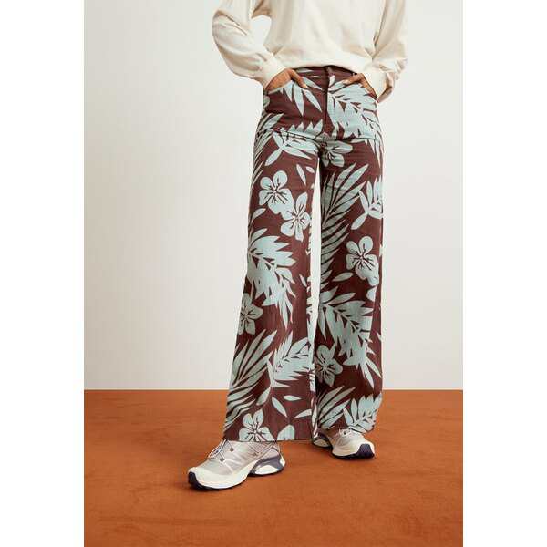 ロキシー レディース カジュアルパンツ ボトムス SURF ON CLOUD - Trousers - bitter chocolate  palmeria bitter chocolate palmeria/mul｜au PAY マーケット