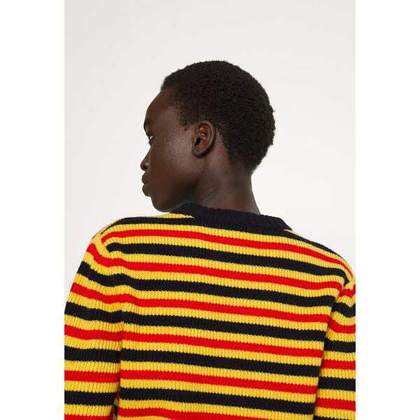ヴィクトリア ベッカム レディース パーカー・スウェットシャツ アウター ALL OVER STRIPE CREWNECK JUMPER - Jumper - navy/ink multi n|au PAY マーケット