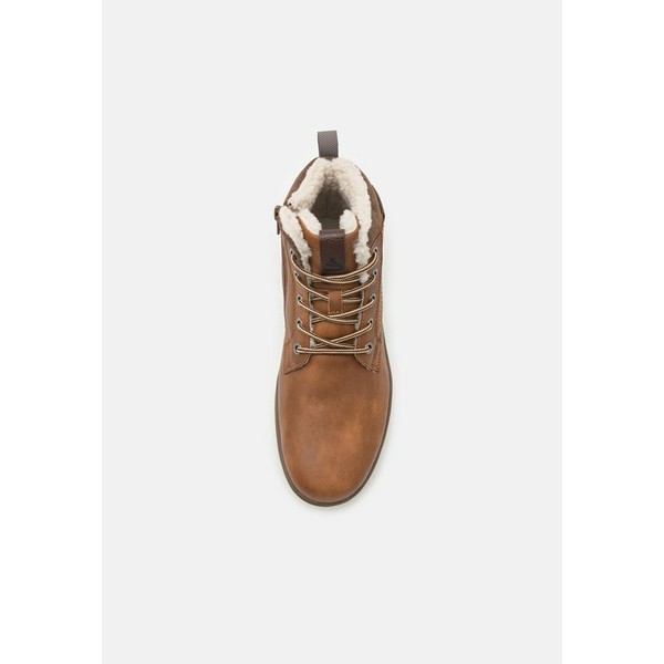 ブルボクサー メンズ ブーツ シューズ Lace-up ankle boots - cognac