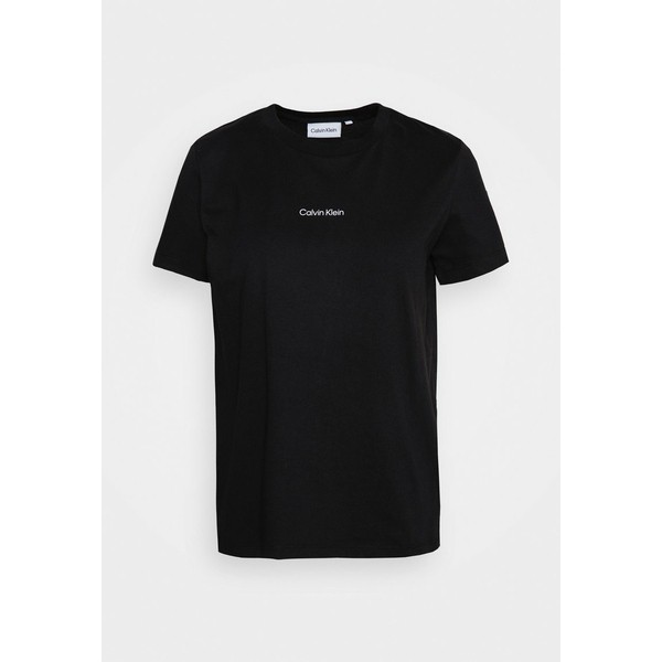 海外 カルバンクライン レディース Tシャツ トップス MICRO LOGO