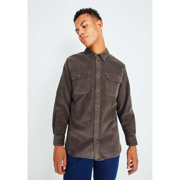 リーバイス メンズ シャツ トップス JACKSON WORKER - Shirt - raven raven/dark brownの通販は