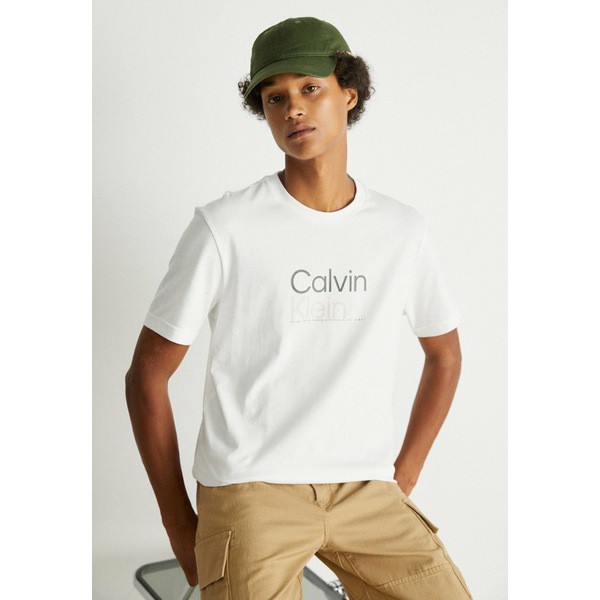 カルバンクライン メンズ Tシャツ トップス LOGO - Print T-shirt