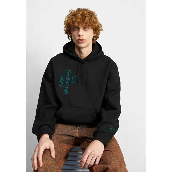 カーハート レディース パーカー・スウェットシャツ アウター HOODED SIGNATURE - Sweatshirt - black  black｜au PAY マーケット袖丈665 トップス