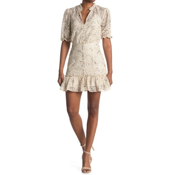 ヴェロニカ ベアード レディース ワンピース トップス Jax Eyelet Puff Sleeve Mini Dress White Multiの通販はau Pay マーケット Asty