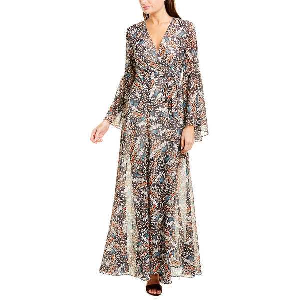 ハッチ レディース ワンピース トップス Hutch Wrap Dress Brown Multicolorの通販はau Pay マーケット Asty