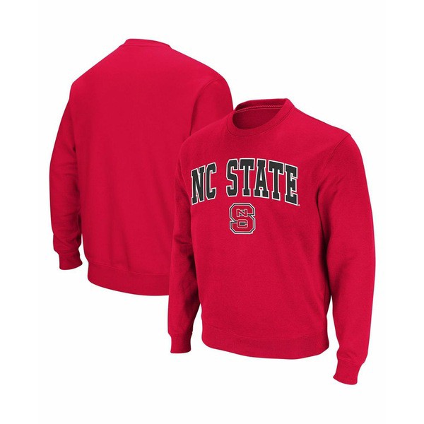 コロシアム メンズ パーカー・スウェットシャツ アウター Men's Red NC State Wolfpack Arch & Logo Crew  Neck Sweatshirt Red｜au PAY マーケット