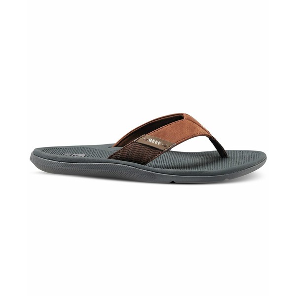 リーフ メンズ サンダル シューズ Men's Santa Ana Padded & Waterproof Flip-Flop Sandal  Grey/tan｜au PAY マーケット