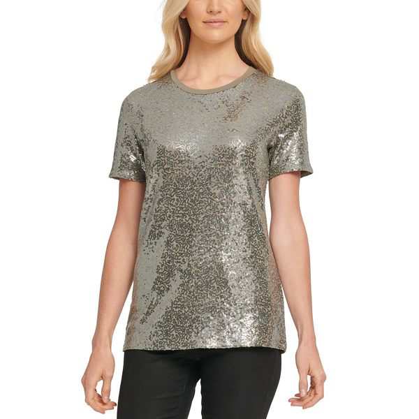 sequin detail top