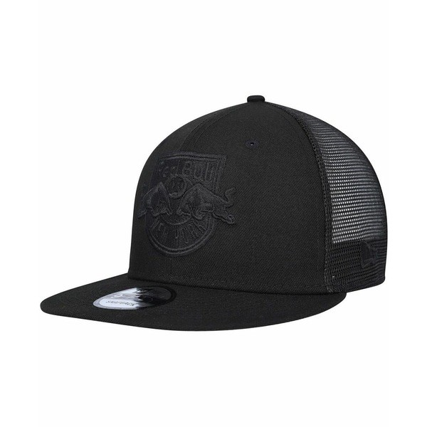 ニューエラ メンズ 帽子 アクセサリー Men's Black New York Red Bulls Logo Classic 9FIFTY  Trucker Snapback Hat Black｜au PAY マーケット