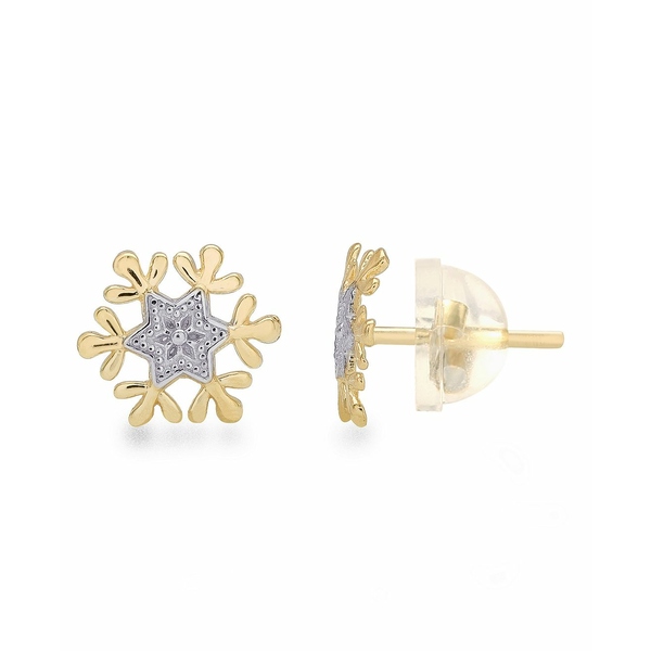 ディズニー レディース ピアス イヤリング アクセサリー Children S Frozen Snowflake Stud Earrings In 14k Gold Yellow Goldの通販はau Pay マーケット Asty