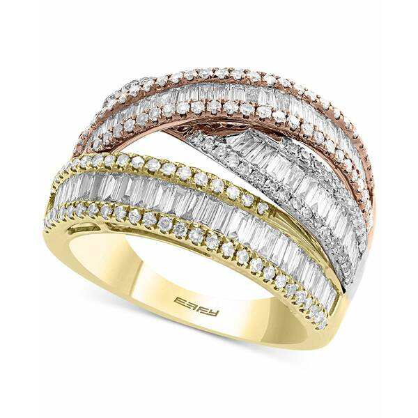 オイルペイント エフィー コレクション リング アクセサリー レディース EFFYreg; Multi-Color Diamond Ring  (3/8 ct. in 14k Gold Yellow Gold