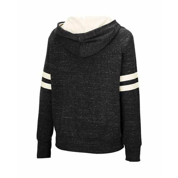 コロシアム レディース パーカー・スウェットシャツ アウター Women's Black Alabama Crimson Tide Speckle  Fleece Raglan Full-Zip Hood｜au PAY マーケット