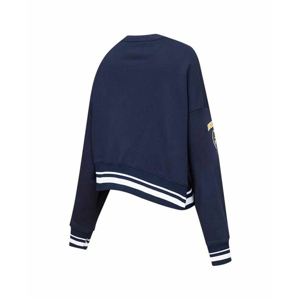 プロスタンダード レディース パーカー・スウェットシャツ アウター Women's Navy Milwaukee Brewers Mash Up  Pullover Sweatshirt Navy｜au PAY マーケット