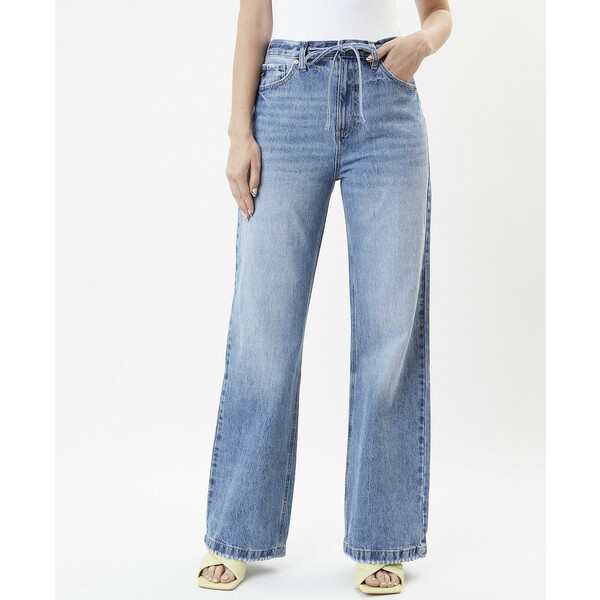 カンクン レディース デニムパンツ ボトムス Women's High Rise 90's Flare Jeans Teapot Blue｜au  PAY マーケット