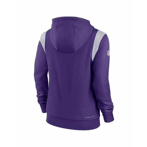 ナイキ レディース パーカー・スウェットシャツ アウター Women's Purple Minnesota Vikings Sideline  Stack Performance Pullover Hoodi｜au PAY マーケット