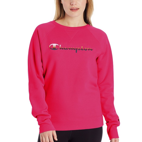 チャンピオン レディース パーカー スウェットシャツ アウター Women S Powerblend Logo Sweatshirt Deep Rasberryの通販はau Pay マーケット Asty