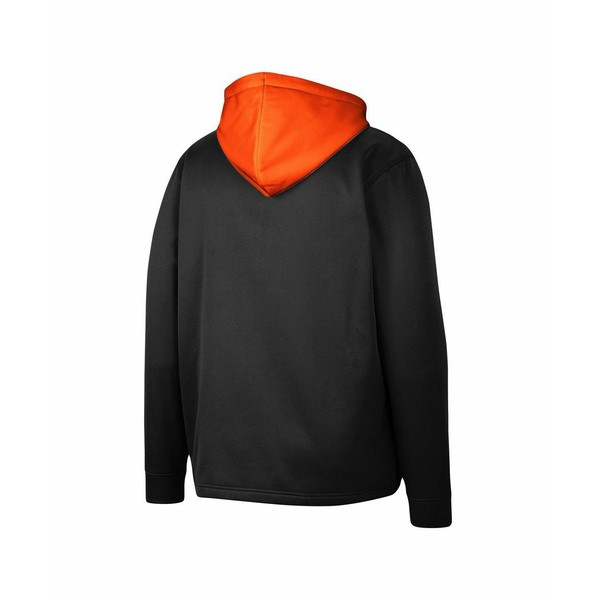 コロシアム メンズ パーカー・スウェットシャツ アウター Men's Black Miami Hurricanes Luge 3.0  Quarter-Zip Hoodie Black｜au PAY マーケット