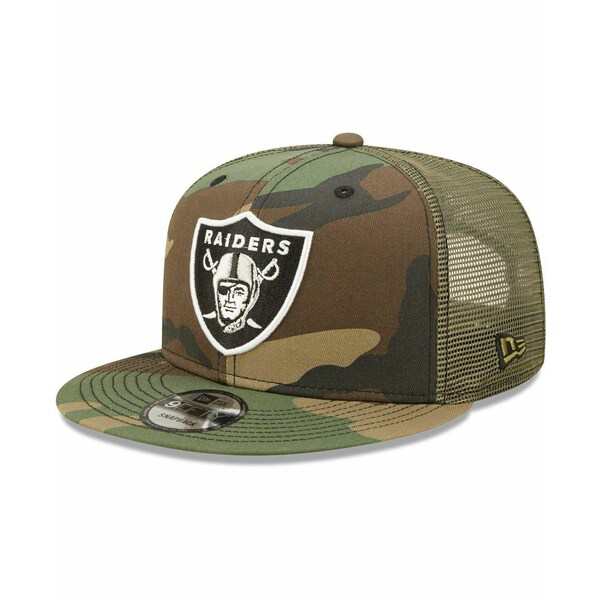 ニューエラ メンズ 帽子 アクセサリー Men's Camo, Olive Las Vegas Raiders Trucker 9Fifty  Snapback Hat Camo, Olive｜au PAY マーケット