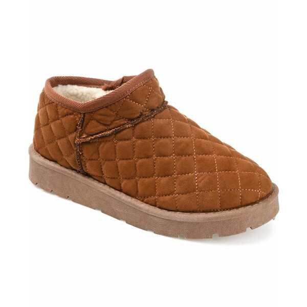 桜瑪瑙 ジャーニーコレクション サンダル シューズ レディース Faux Fur Shadow Slipper Brown | justphotograph.com