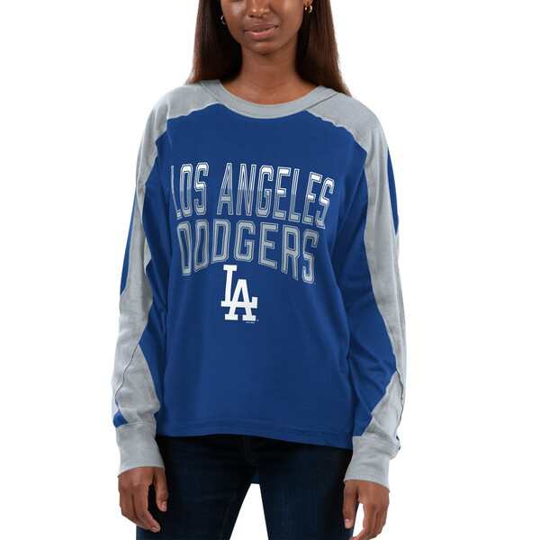 カールバンクス レディース Tシャツ トップス Los Angeles Dodgers GIII 4Her by Carl Banks Women's Smash Raglan Long Sleeve TShirt Rの通販は 13,675円