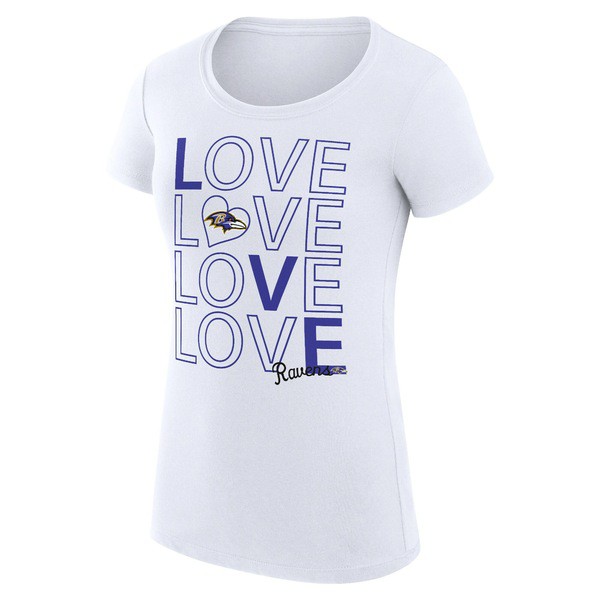 カールバンクス レディース Tシャツ トップス Baltimore Ravens GIII