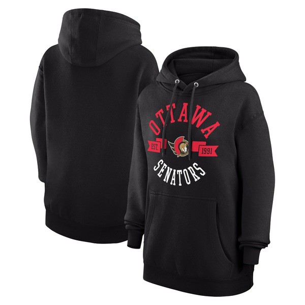 カールバンクス レディース パーカー・スウェットシャツ アウター Ottawa Senators GIII 4Her by Carl Banks Women's City Graphic Fleecの通販は 23,980円
