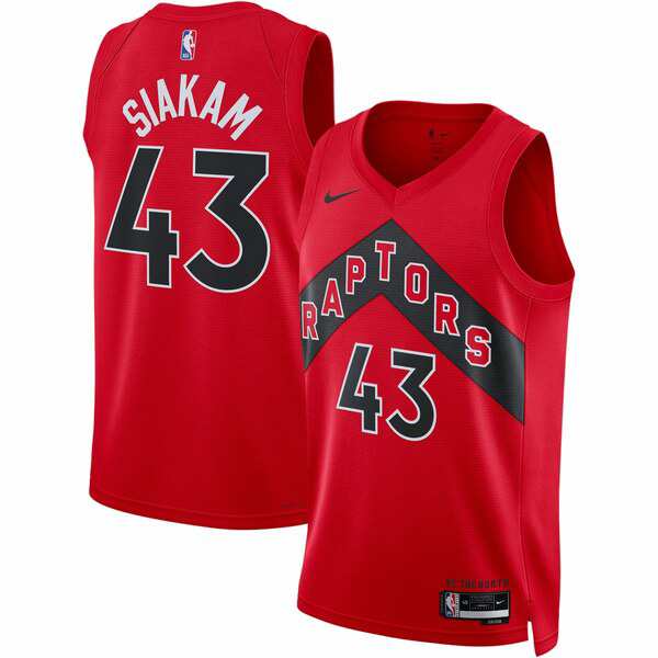 ナイキ メンズ Tシャツ トップス Pascal Siakam Toronto Raptors Nike